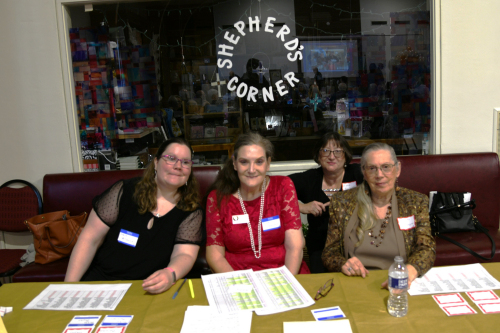 Ladies Auxiliary members Katie McDonald, Aux President Ann Bowman, Aux Vice President Lynn McDonald and Dolores Flanagan